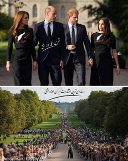 استایل عروس‌های خاندان سلطنتی در مراسم یادبود ملکه!