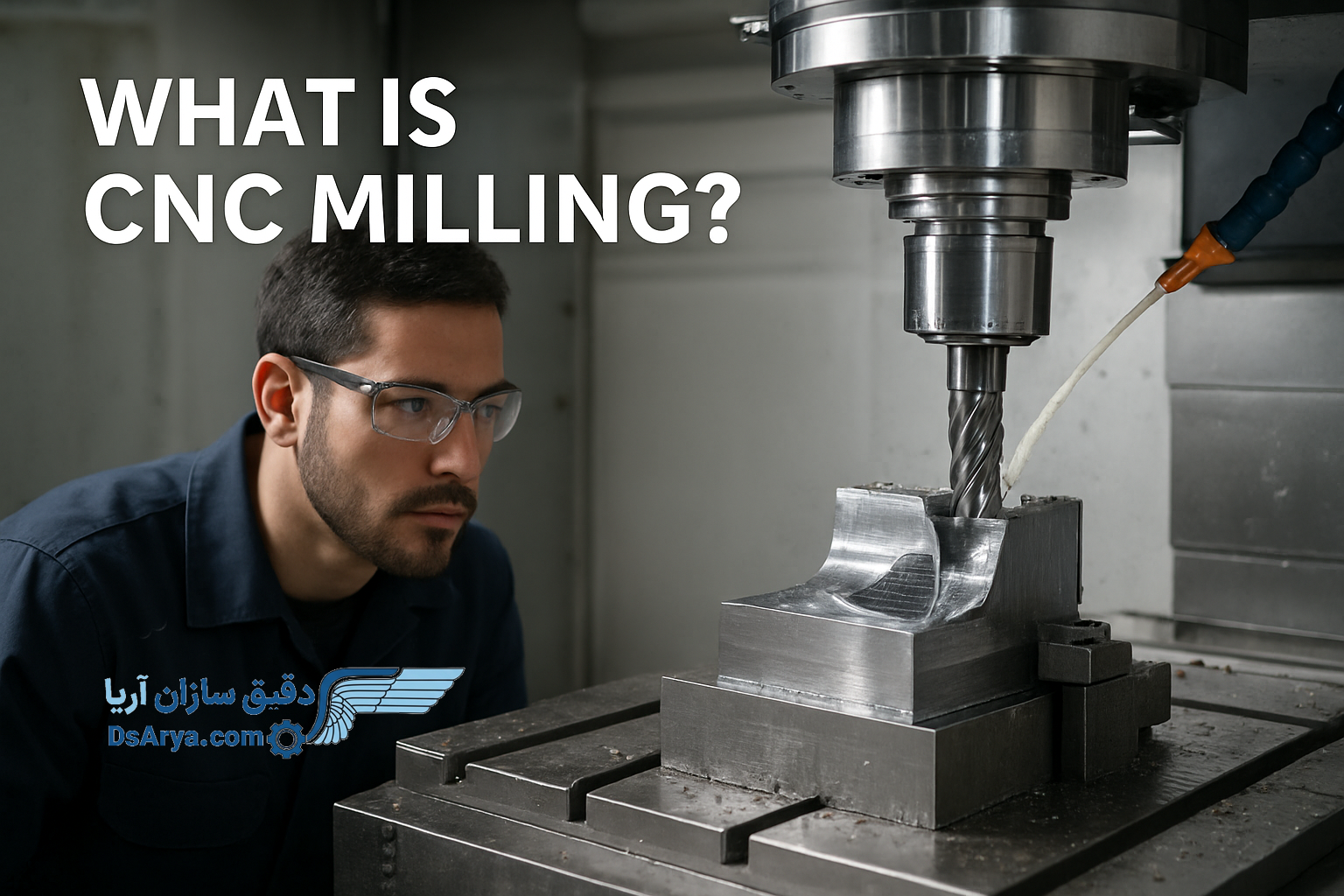 خدمات تراشکاری و فرزکاری CNC