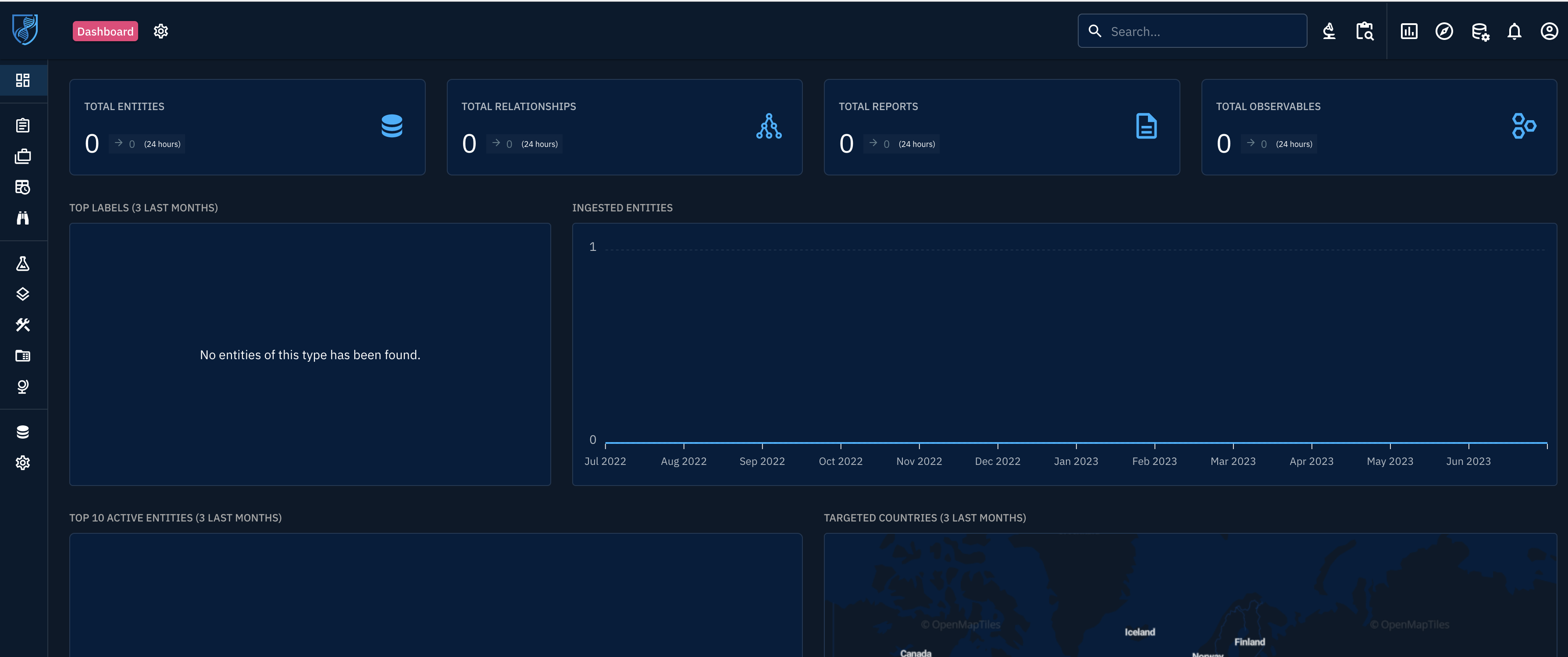 در آنجا ما آن را داریم. Opencti تمیز.