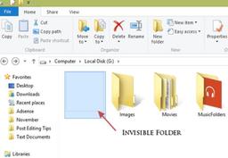 چطوری فولدرهای کامپیوتر را مخفی کنیم؟
