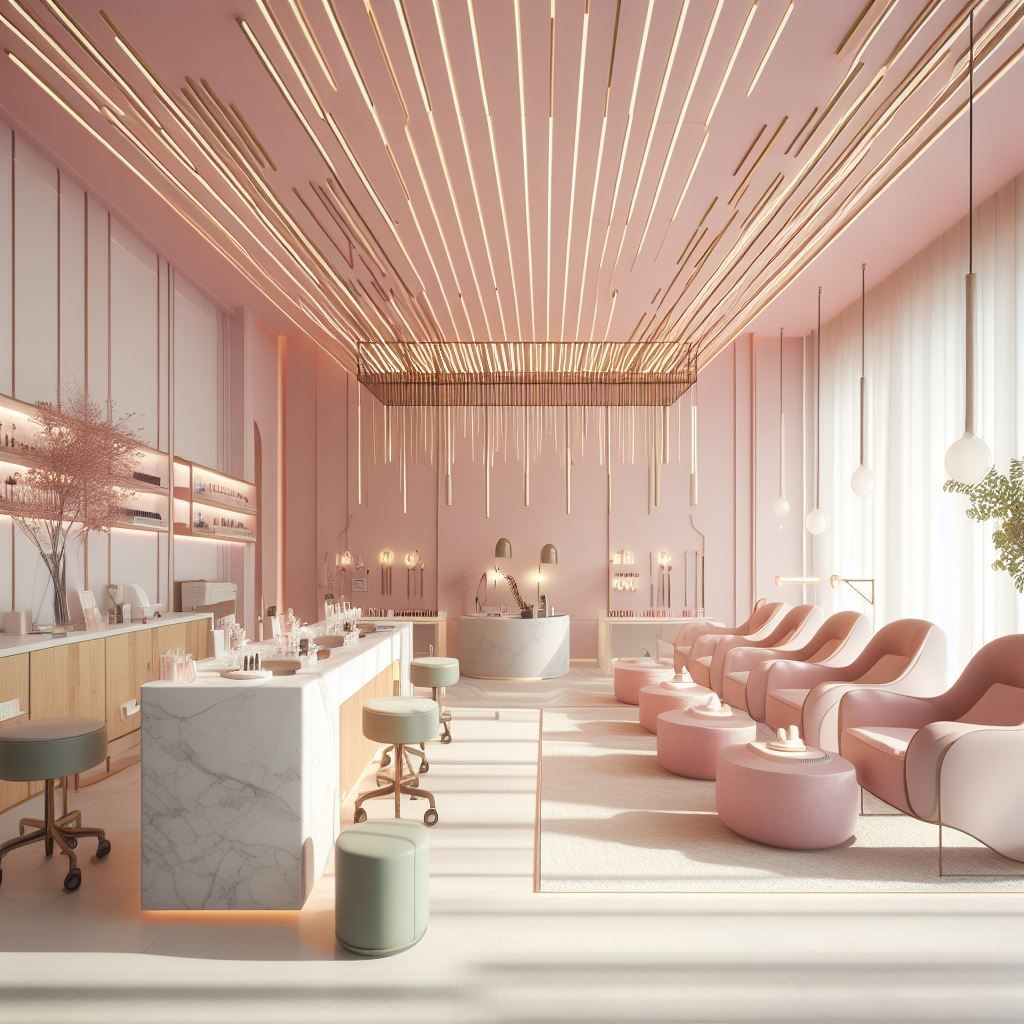 فضایی برای کار تو # ملیحه# اعظمی# ملیحه اعظمی# معماری# طراحی معماری# طراحی سالن زیبایی# سالن ناخن