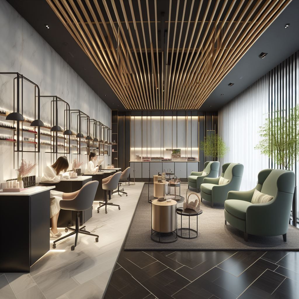 فضایی برای کار تو # ملیحه# اعظمی# ملیحه اعظمی# معماری# طراحی معماری# طراحی سالن زیبایی# سالن ناخن