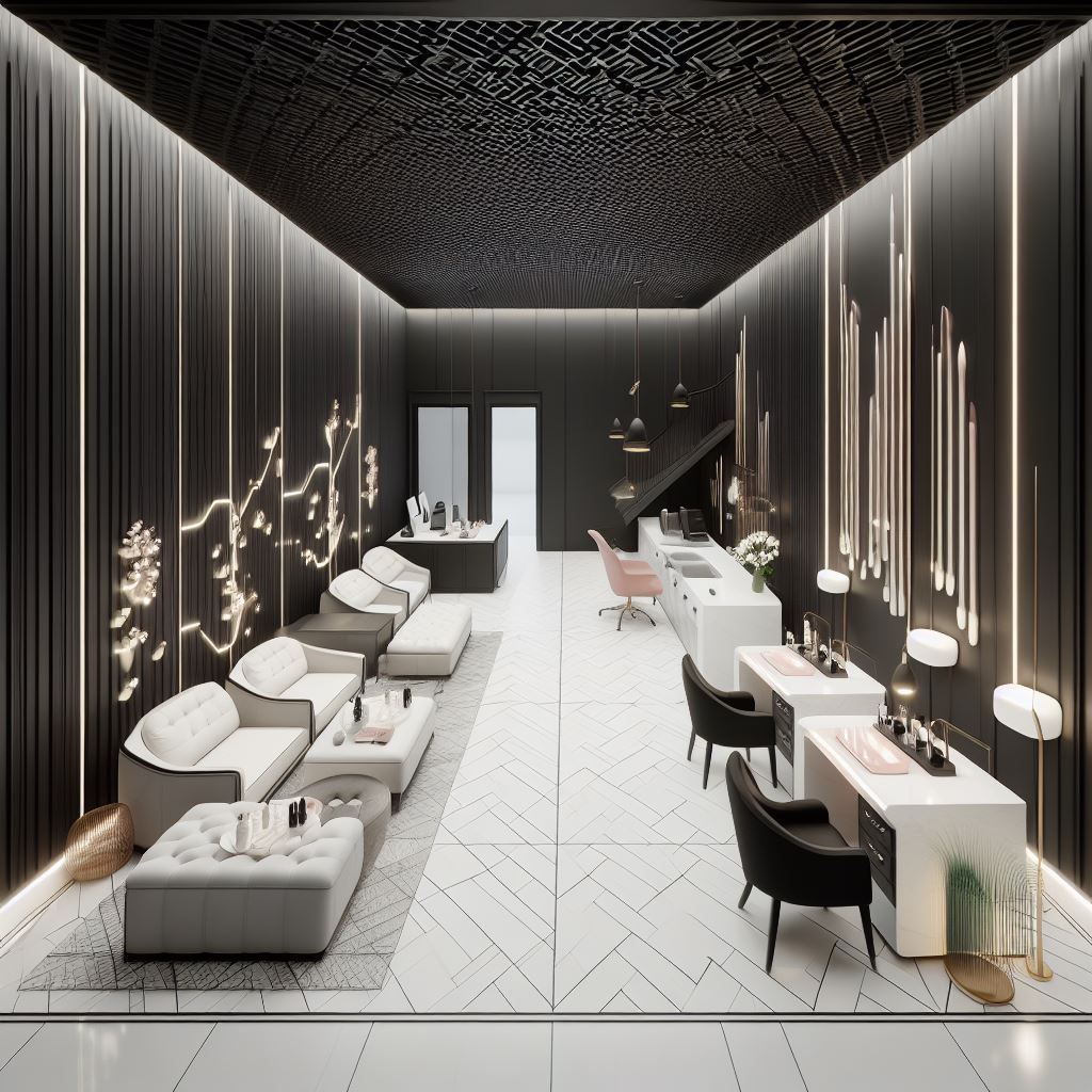 فضایی برای کار تو # ملیحه# اعظمی# ملیحه اعظمی# معماری# طراحی معماری# طراحی سالن زیبایی# سالن ناخن