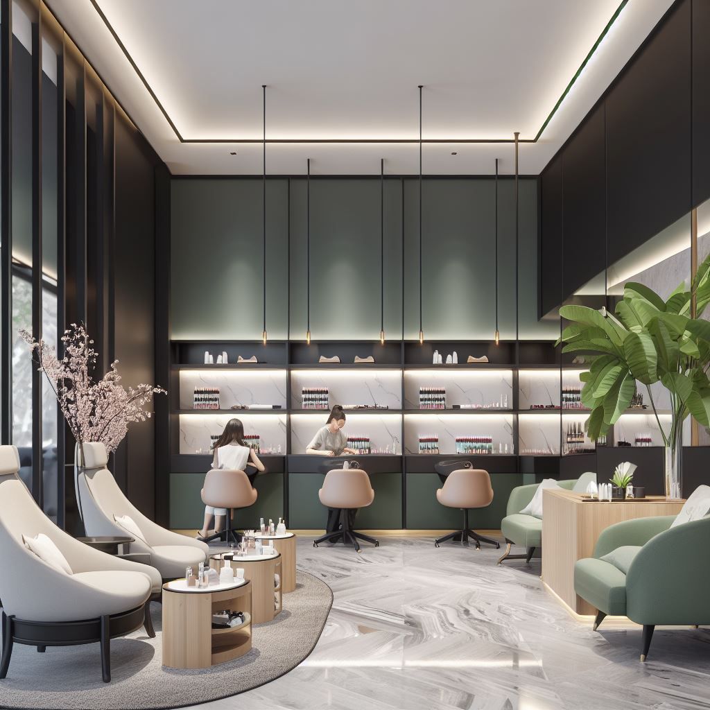 فضایی برای کار تو # ملیحه# اعظمی# ملیحه اعظمی# معماری# طراحی معماری# طراحی سالن زیبایی# سالن ناخن