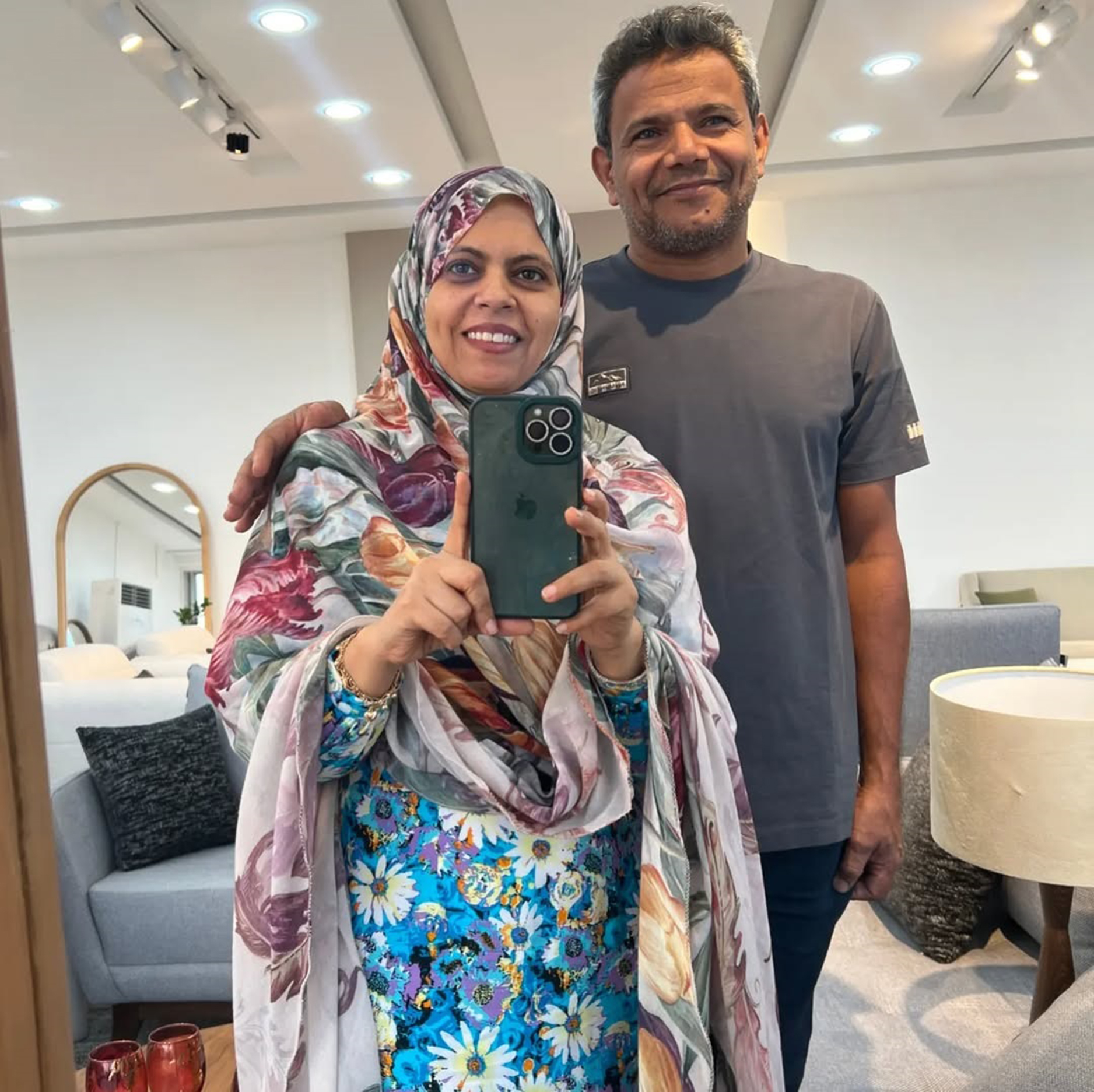 صوده رحیمی و همسرشان