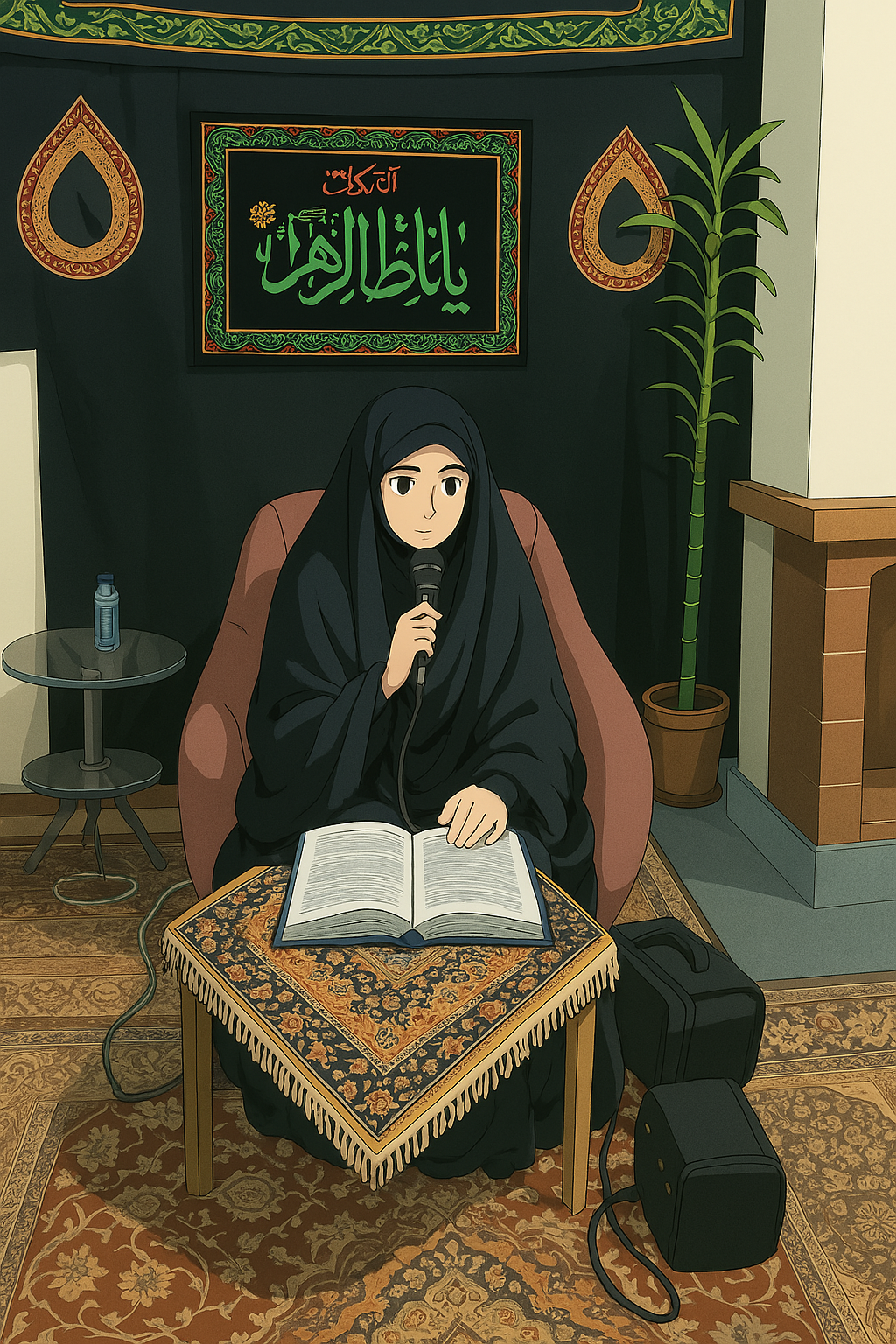 عاشق مداحی و سخنرانیه