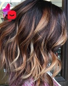 تکنیک رنگ موی بالیاژ