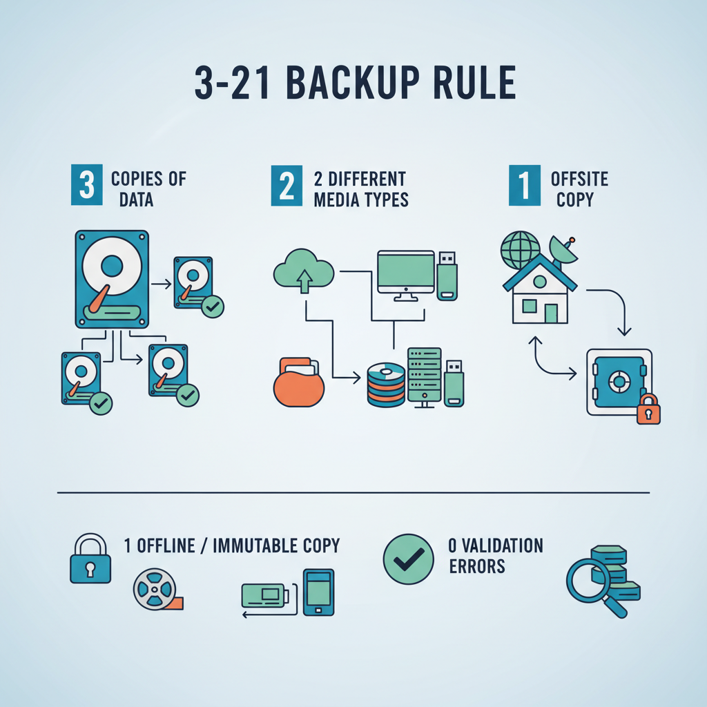 قانون پشتیبان گیری 0-1-1-2-3