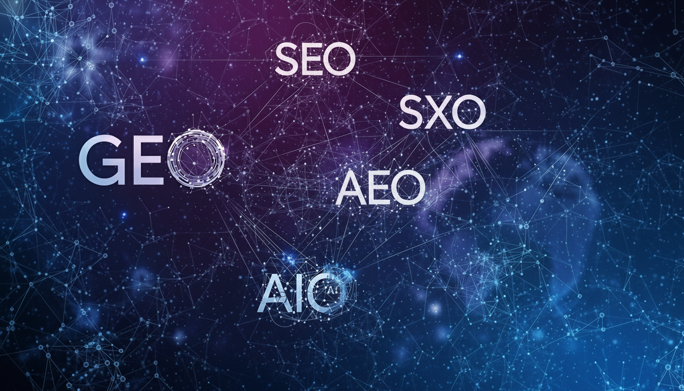 تحول‌های پارادایمی در سئو: بررسی AEO، GEO، AIO و SXO
