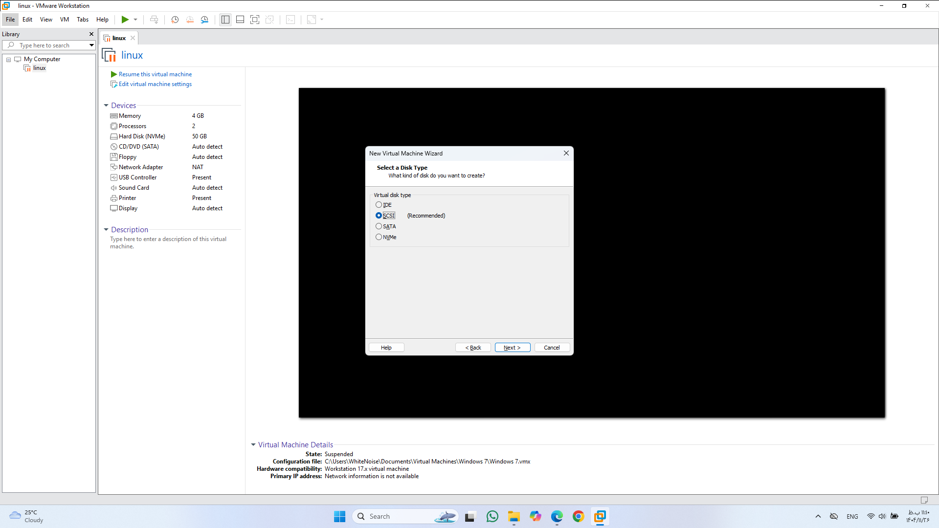 مرحله نهم دیسک را انتخاب میکنیم
