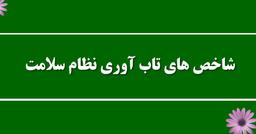 شاخص  های تاب آوری نظام سلامت