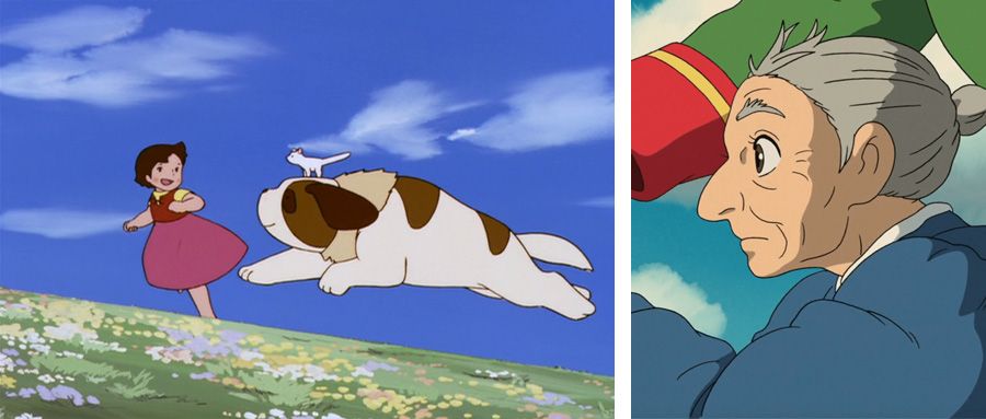 «هایدی» تاکاهاتا و «هاوِل» میازاکی، جهانی ژاپنی را از زبان شخصیتهایی با ظاهر غربی روایت میکنند.