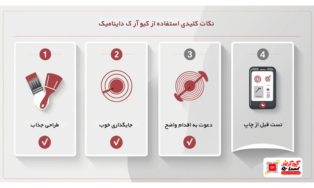 نکات مهم ساخت کیو آر کد داینامیک
