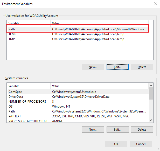 Environment Variables