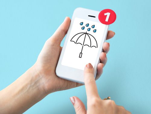 آسیب آب به موبایل