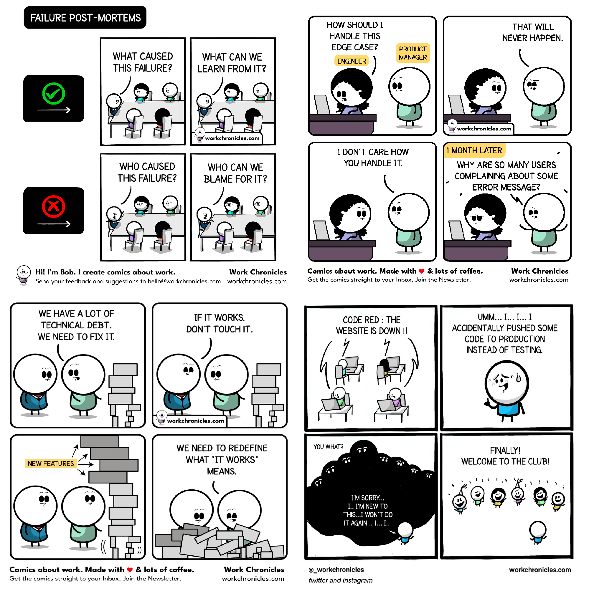 نگاهی طنز به بعضی از ترندهای نزدیک به مبحث پست مورتم در IT/IS - تصاویر انتخابی از workchronicles.com