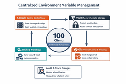 مدیریت مرکزی متغیرهای محیطی در پروژه‌های بزرگ: از Consul تا Vault