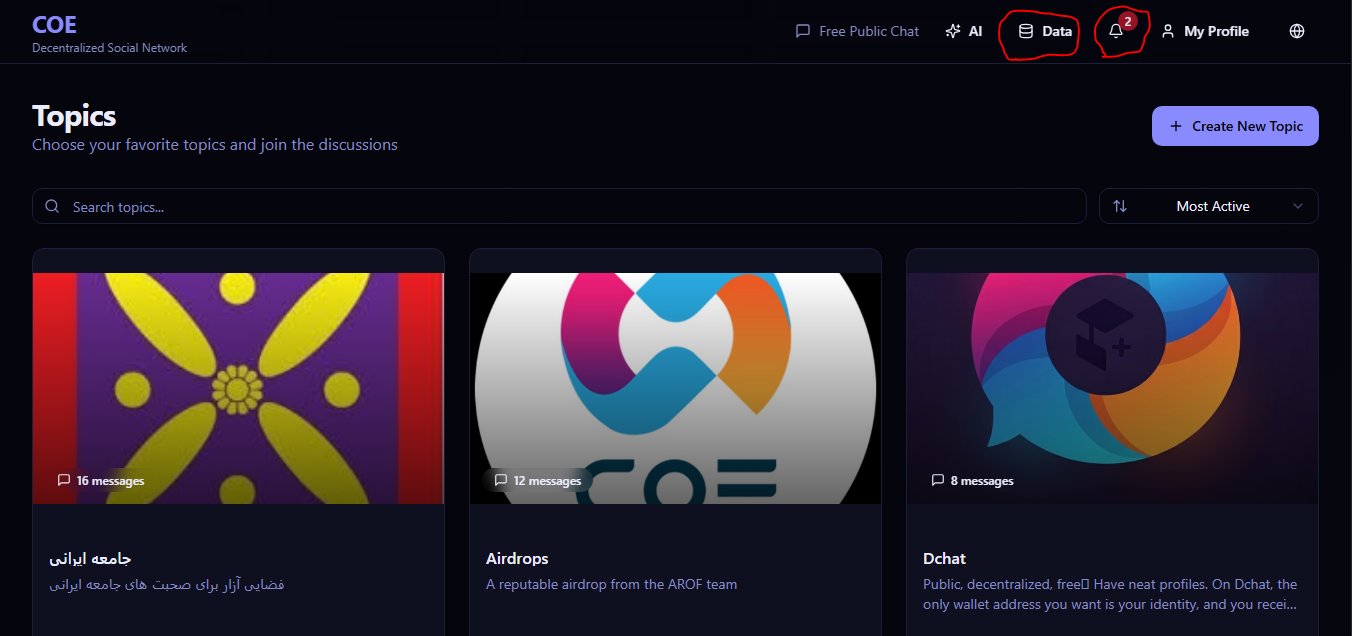 اولین شبکه اجتماعی DAPP فارسی در ایران - همراه با ارائه هدیه در نسخه آزمایشی