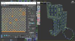 آموزش آنرپ (unwrap)و متریالسازی با سابستنس پینتر