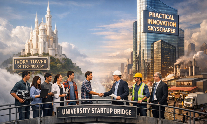 استارتاپ های فناوری محور دانشگاهی نماد فرو ریختن دیوارهای برج عاج دانش و پژوهش