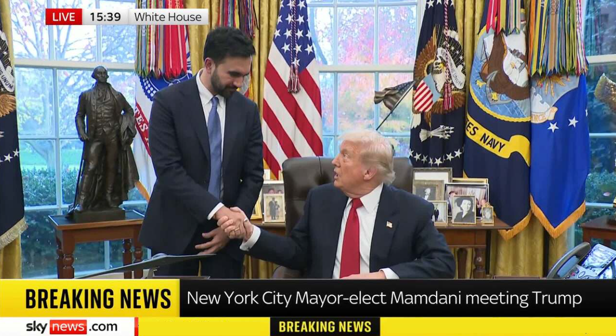 دیدار دونالد ترامپ با زهران ممدانی در کاخ سفید