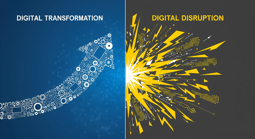از تحول تا اختلال دیجیتال؛ مسیر در گرداب دیجیتال