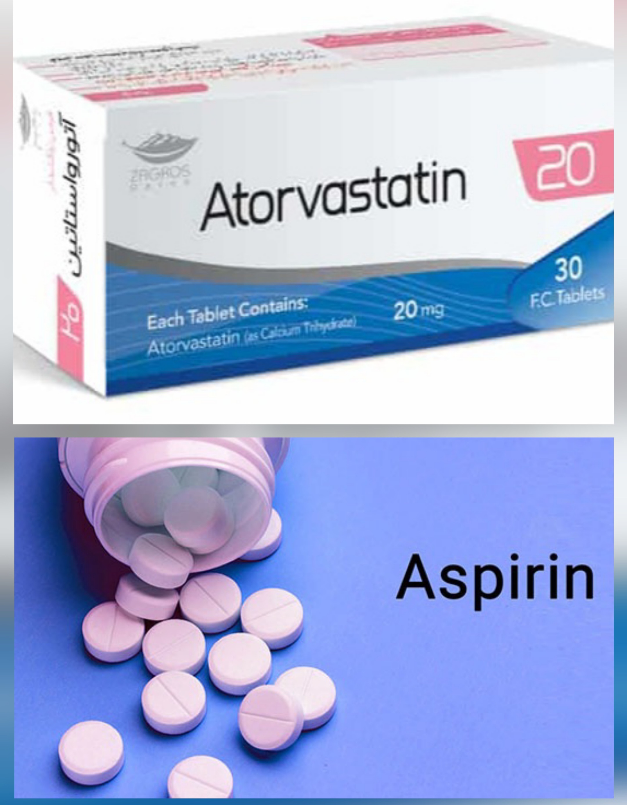 Aspirin & Atorvastatin