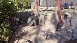 اجرای سنگ لاشه احمدی