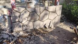 اجرای سنگ لاشه سنگ ورقه ای احمدی