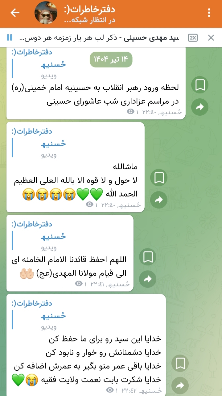 محرم میرسه جای تو خالی 💔🕊🙂