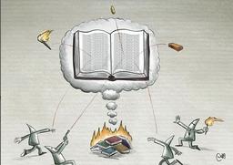 کتاب می سوزانم، پس هستم!