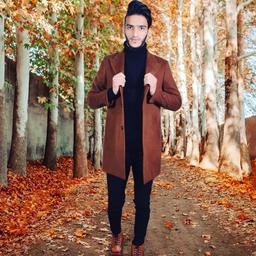 ژست عکس با پالتو