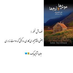 معرفی کتاب "موش‌ها و آدم‌ها"