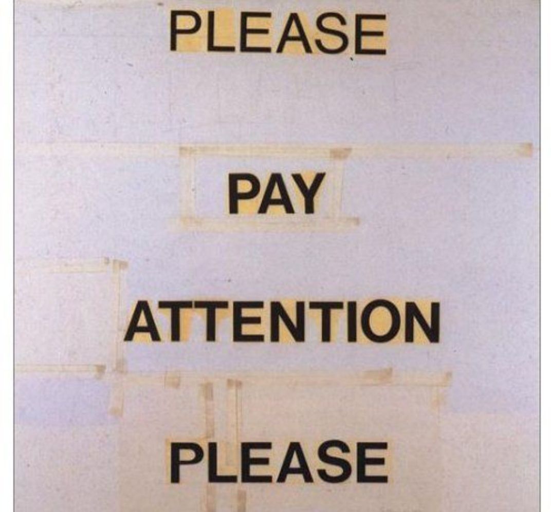 Pay attention to the 👀