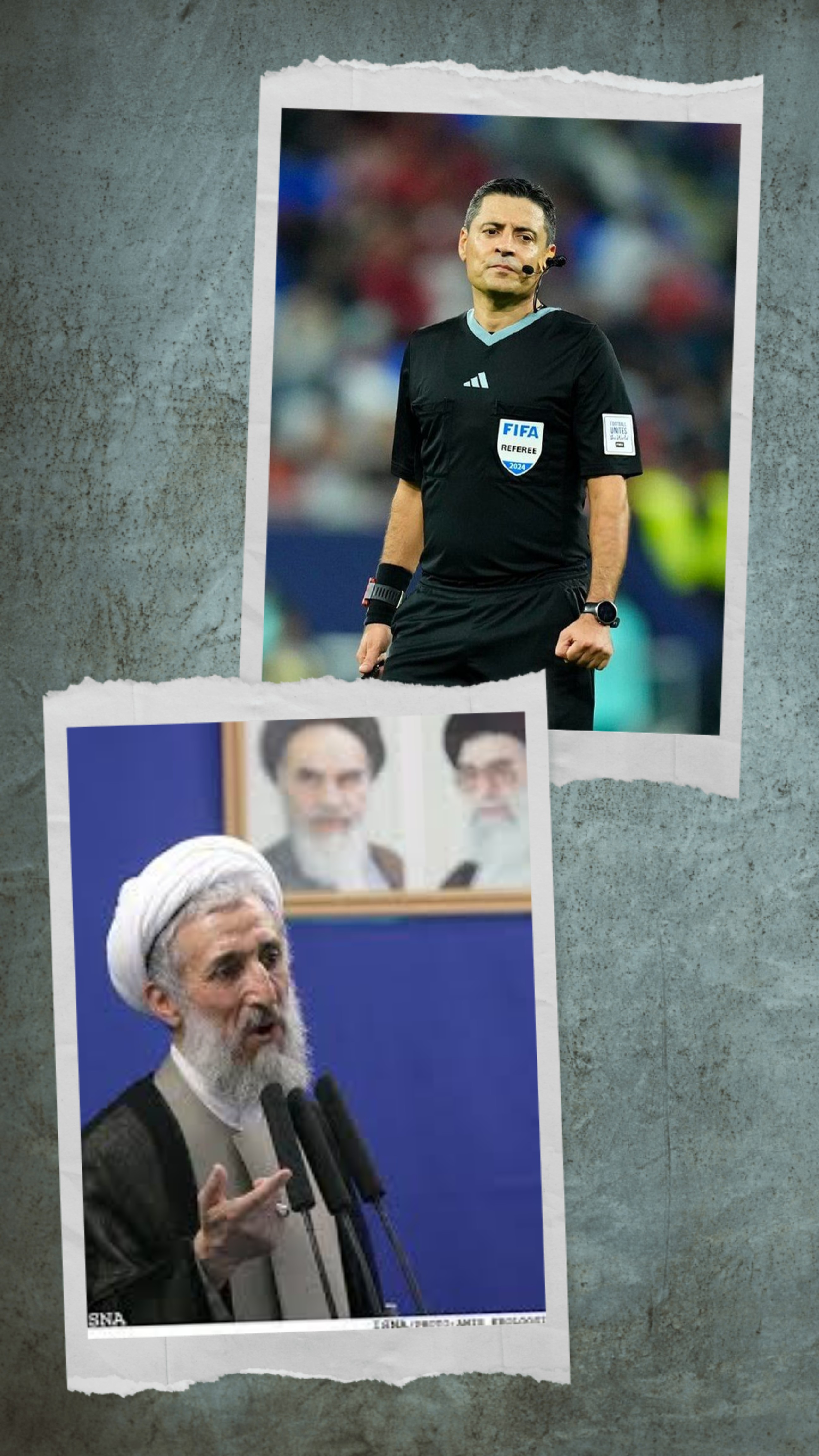 آقای صدیقی امام جمعه موقت تهران آقای فغانی داور بین المللی فوتبال