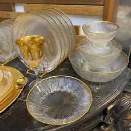 لب طلا چیست؟ (فرایند لب طلا کردن ظروف بلوری)