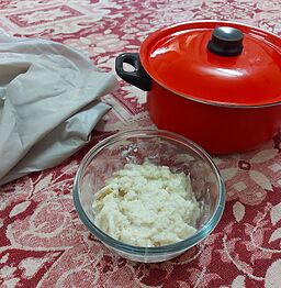 تهیه "کشک زابلی" فقط با ۳ ماده اولیه!