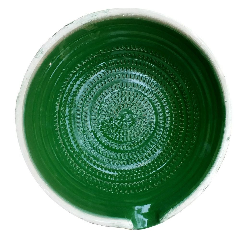 تقارچه سفالی برای سابیدن کشک 