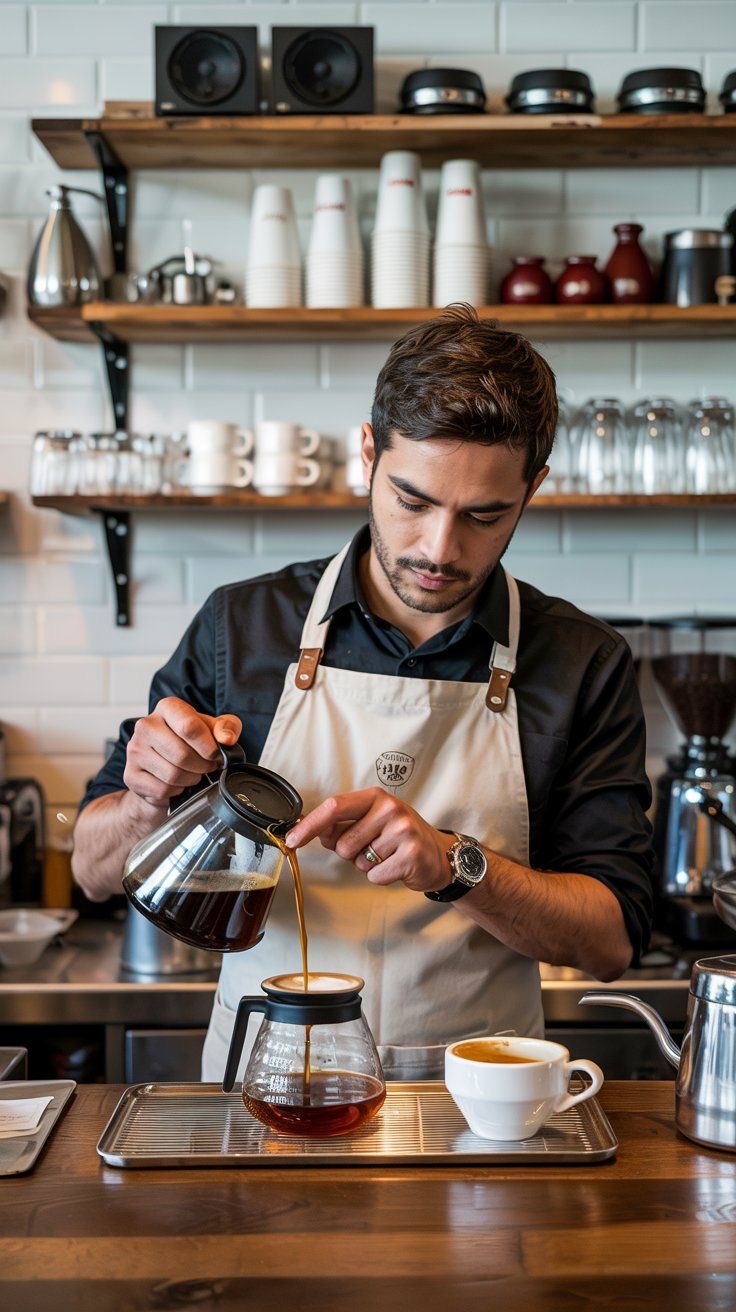 شغل باریستا چیست؟ راهنمای جامع و حرفه‌ای برای ورود به این حرفه