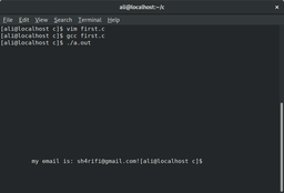 برنامه نویسی C در لینوکس