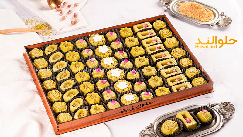 تصویر حلواهای مدرن و بوتیکی حلوالند