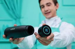 بطری هوشمند Auron ؛ خود تمیزشونده و تصفیه کننده‌ی آب