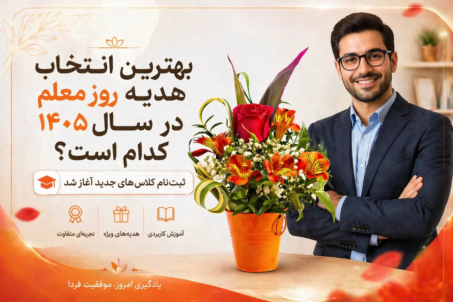 انتخاب هدیه مناسب روز معلم در سال ۱۴۰۵