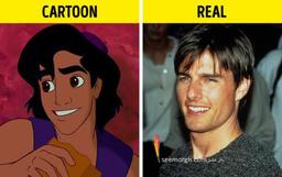 ده شخصیت محبوب کارتونی و همتایانشان در واقعیت