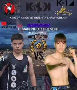 مسابقات k1 سازمان KOK که خداروشکر تونستم مقام اول را کسب کنم و کمربند سازمان KOK را کسب کنم