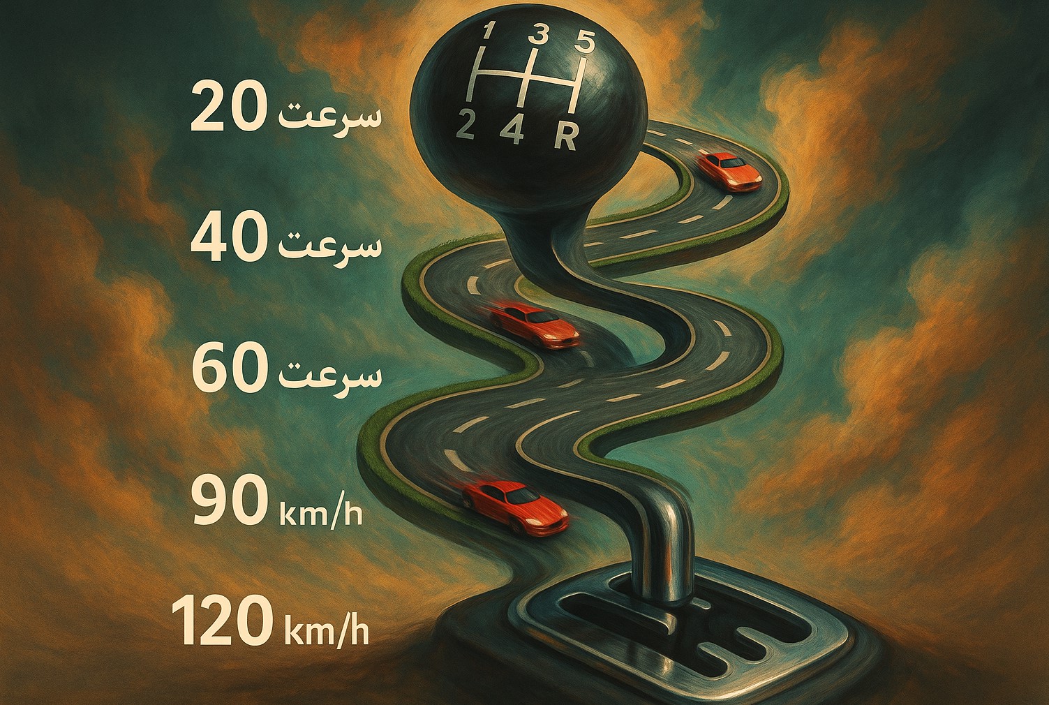 حداکثر سرعت مناسب هر دنده ماشین