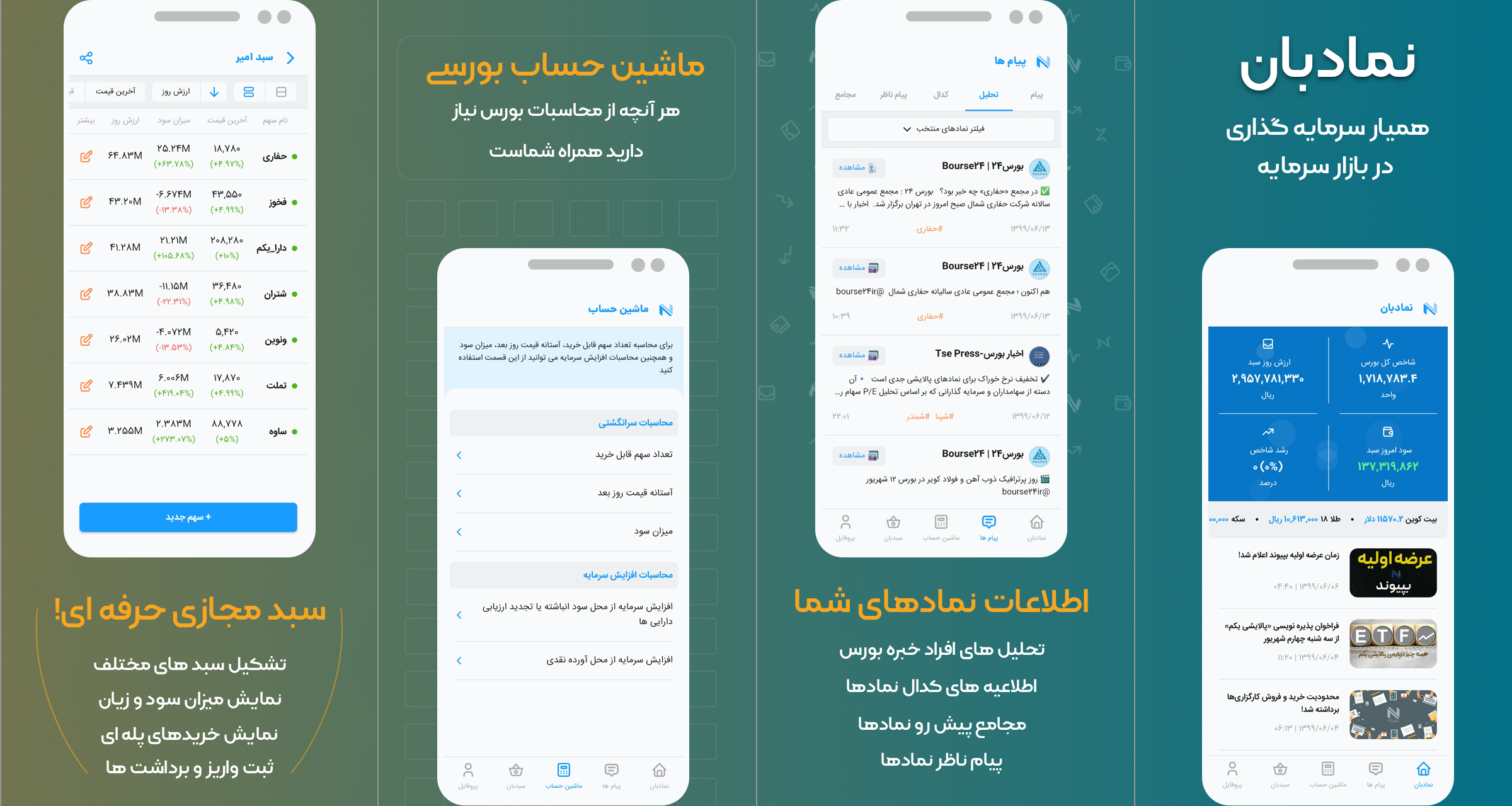 نمادبان در تمامی مراحل سرمایهگذاری همراه شماست.