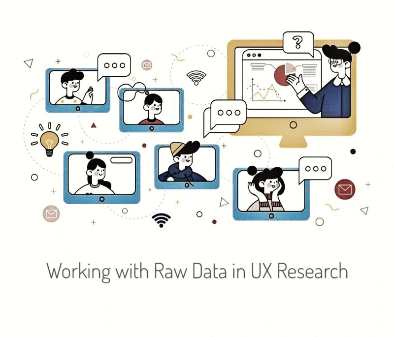 کار کردن با داده های خام در تحقیقات تجربه کاربر