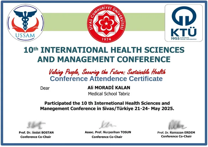 🇹🇷 سرتیفیکیت سلامت