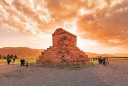 Historic site of Pasargad city in Fars province